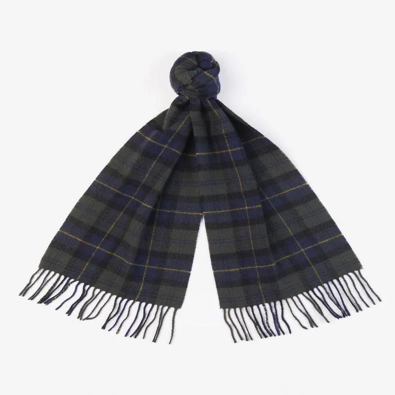 Barbour tartan lambswool scarf
