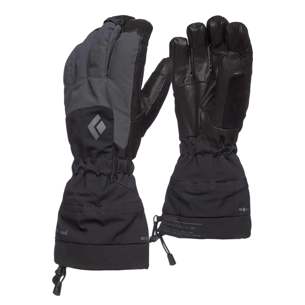 Black Diamond waterproof gloves image 3