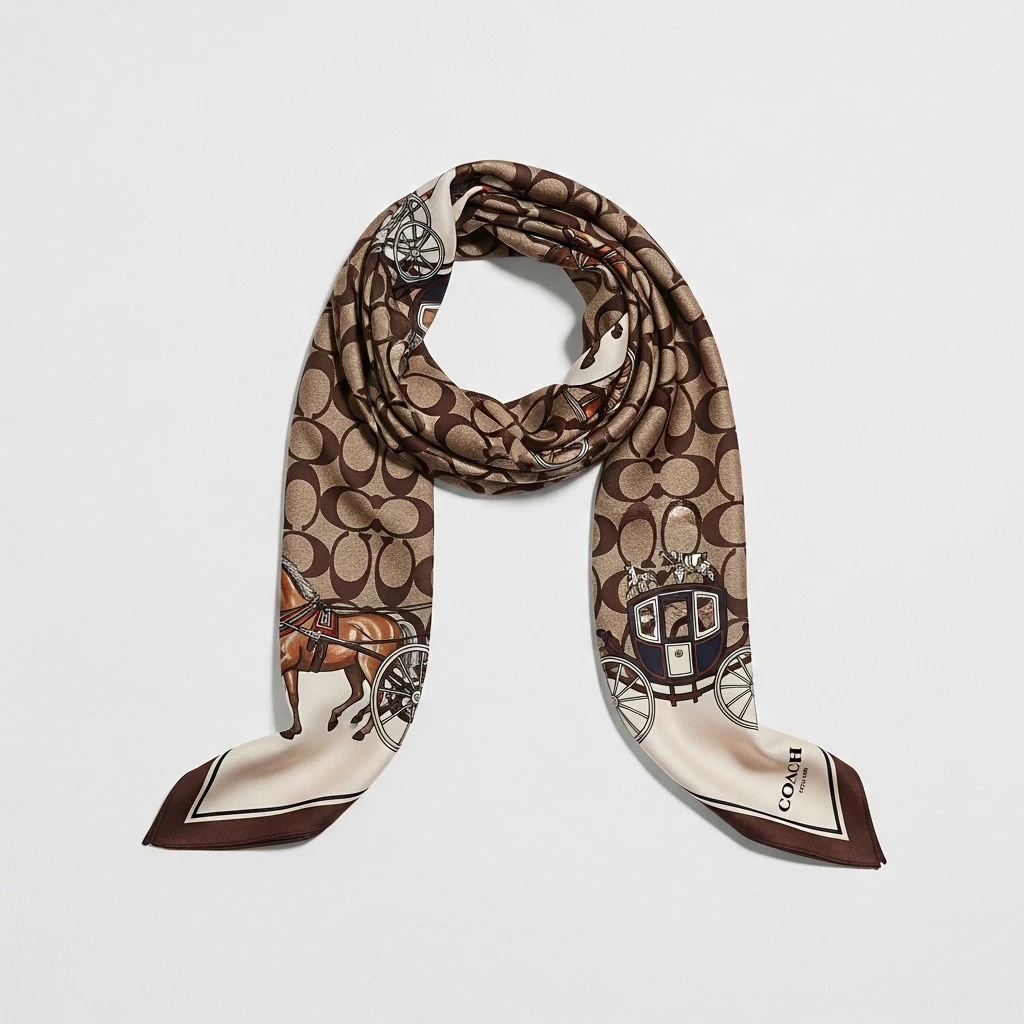 Coach horse carriage scarf