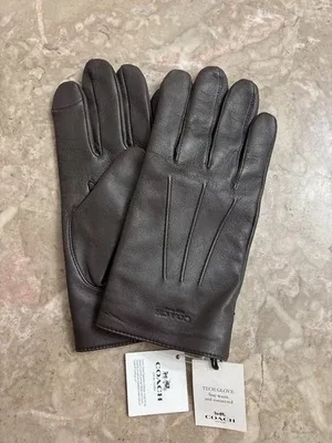 Coach leather driving gloves image 2
