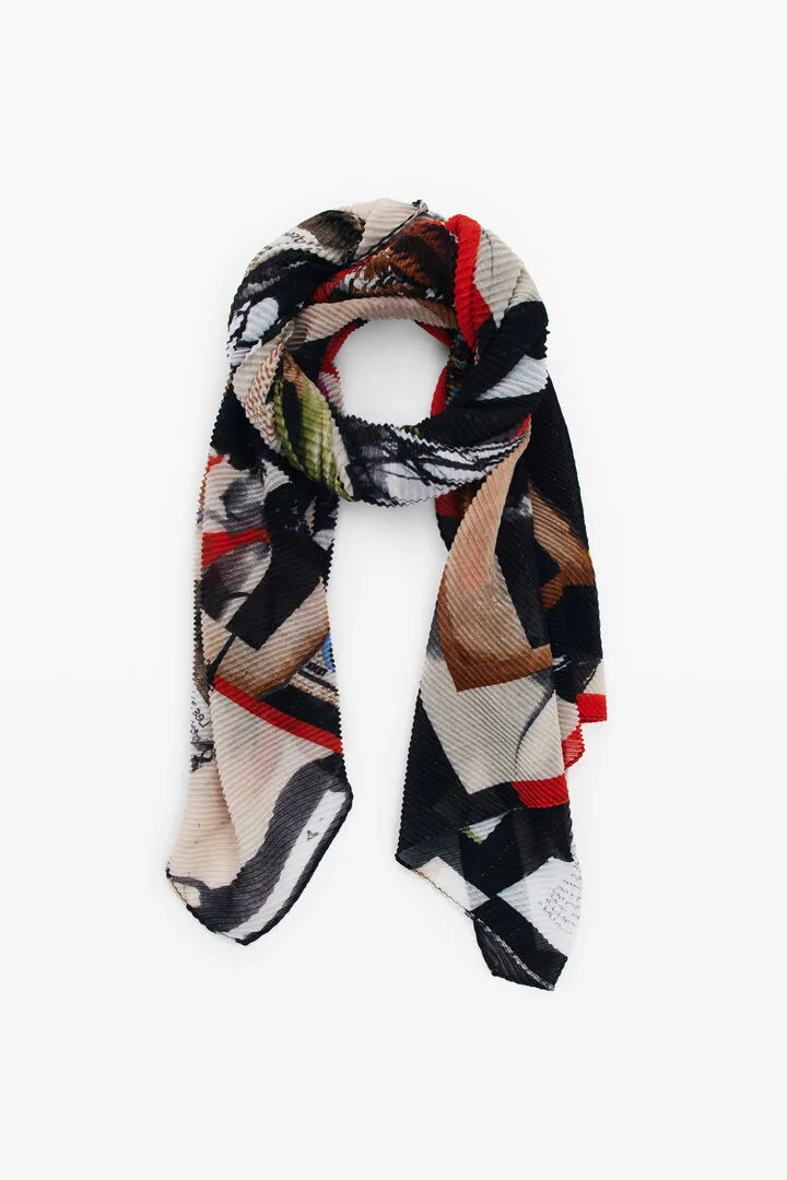 Desigual patterned scarf