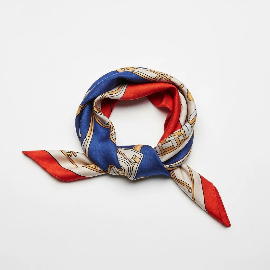 Hermès cashmere silk scarf