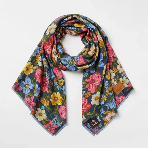 Joules Berkley floral scarf