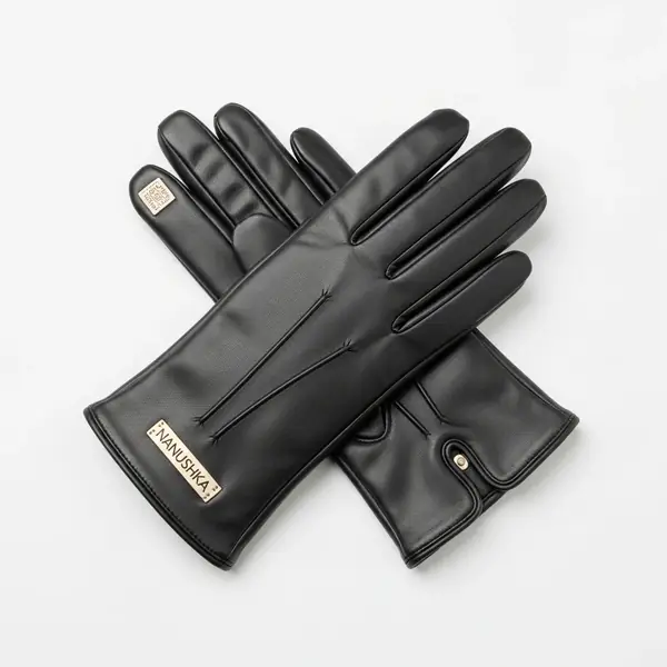Nanushka faux leather gloves image 3