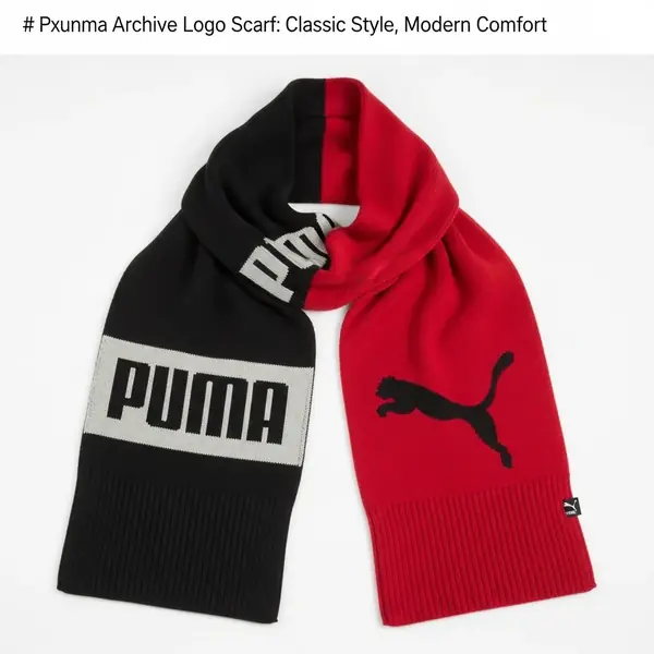 Puma archive logo scarf image 2
