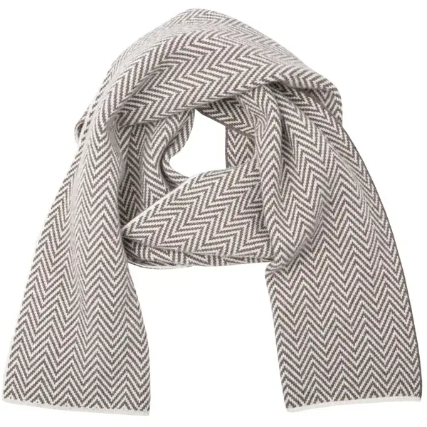 Reserved wool blend scarf