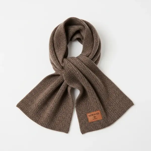 Reserved wool blend scarf image 2