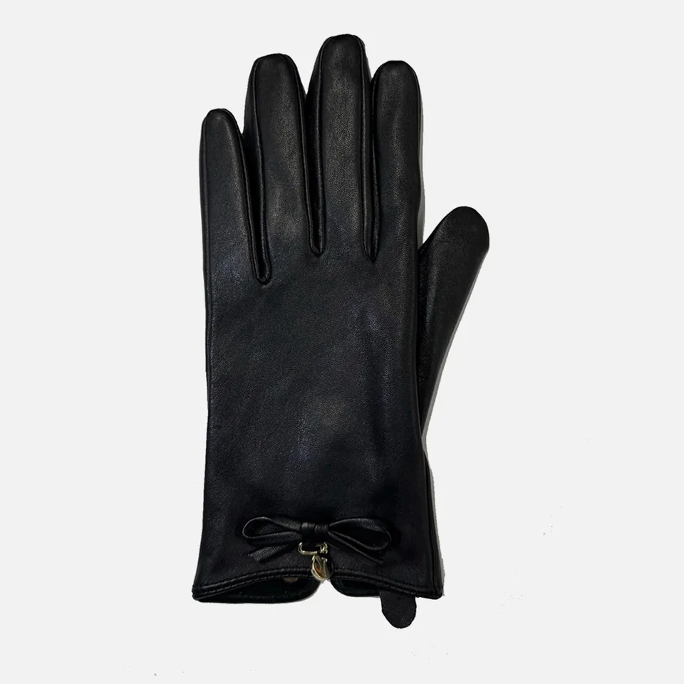 Ted Baker bow-detail leather gloves