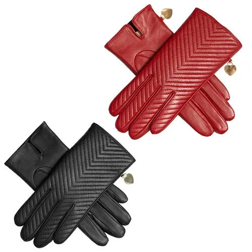 Zara leather touchscreen gloves image 3